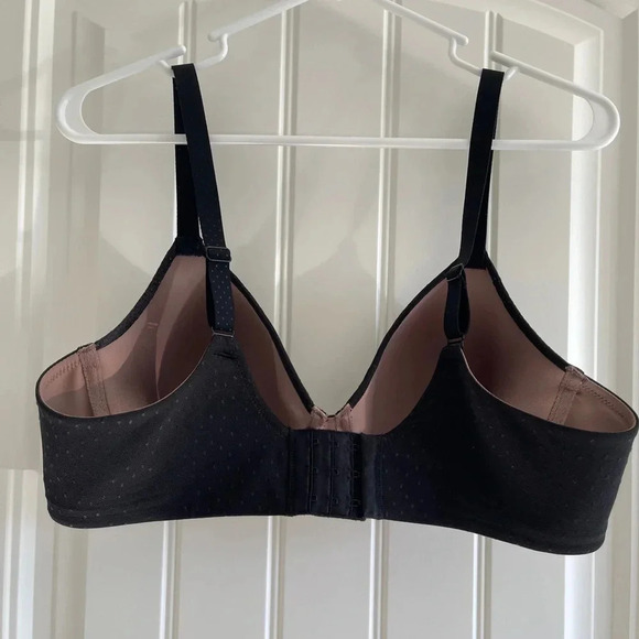 38C Wacoal Black Back Appeal T-Shirt Bra STYLE 853303 - Picture 2 of 9